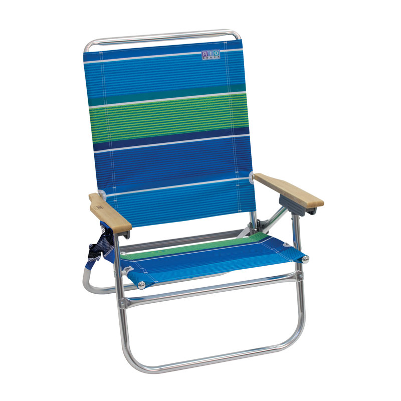 Rio Brands 4Position Easy InEasy Out Reclining Beach Chair & Reviews
